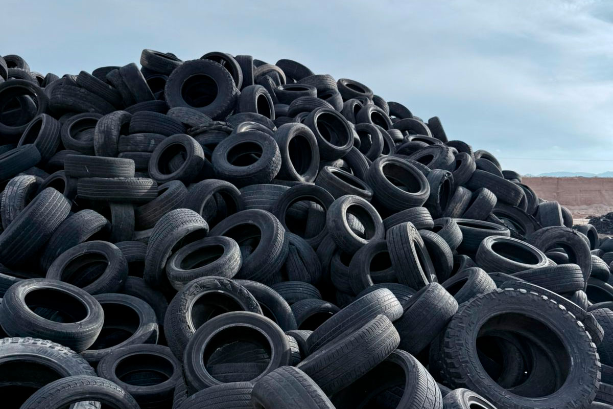 Disposición responsable de llantas